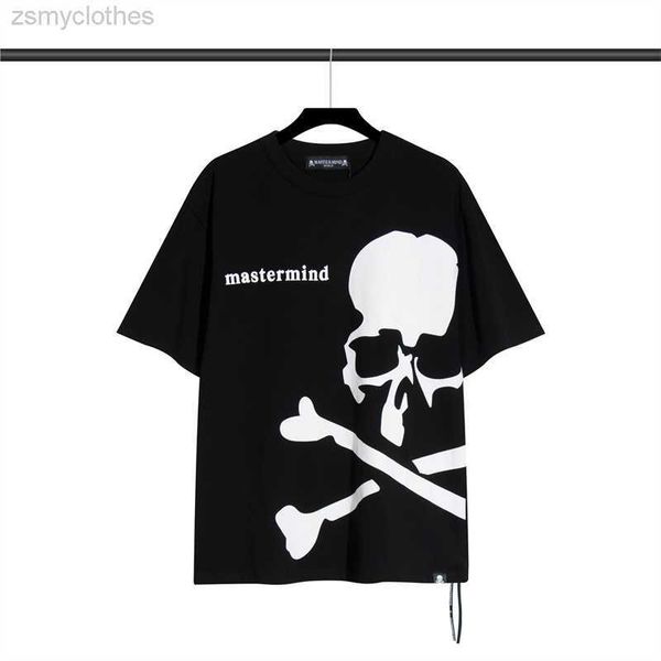 

men's t-shirts good quality skull print mastermind fashion t-shirt men mastermind women vintage t shirt tee mmj, White;black
