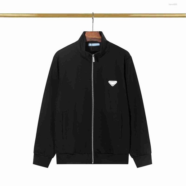 

designer jacket men luxury coat classic triangle jackets autumn and winter coats fashion men women streetwear windbreaker, Black;brown