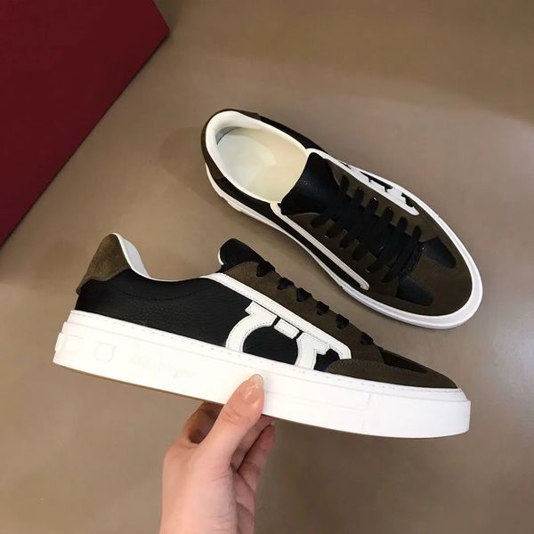 

ferragamos desugner men shoes luxury brand sneaker low help goes all out color leisure shoe style up classare us38-45 sdfsfs