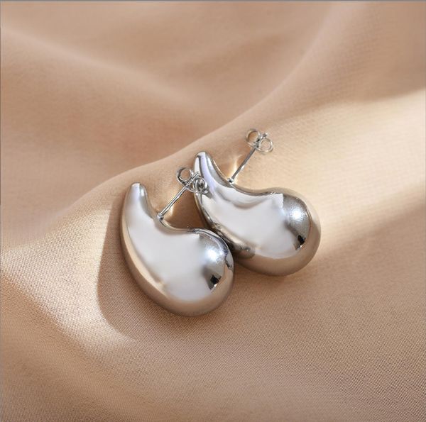 

2023 luxury water small size drop minimalist design lightweight silver colour design for ol fashion, Golden;silver