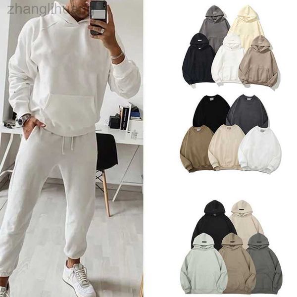 

designer hoodies for men women pullover hoody sweatshirt letter printed long sleeve jumper crewneck loose hooded sweater white black cotton