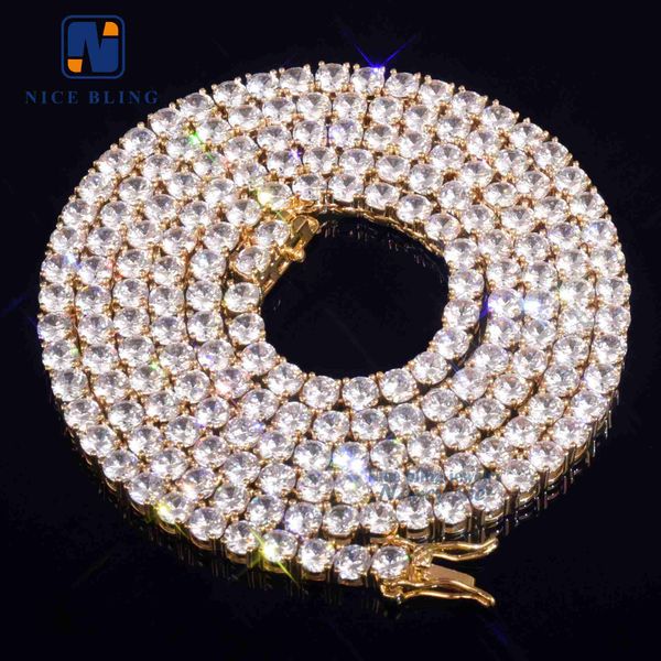 

fast dispatch hip hop 316l tennis necklace cz jewelry 4mm stainless steel tennis bracelet wholesale tennis chain, Silver
