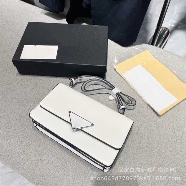 

68% off bag 2024 new launch designer handbag early launch new fashion letter small square triangle label women's one shoulder crossbody