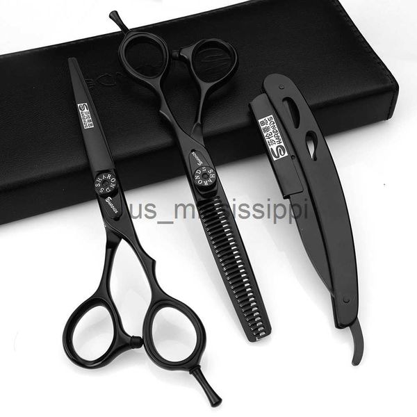 

scissors shears 556 inch japanese hairdressing scissors set barber shop professional hair cutting tools hairdresser x0829