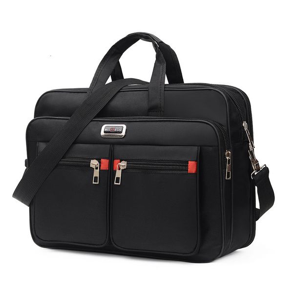 

briefcases fashion large capacity men's briefcase multifunction lapbag office male shoulder messenger bag business handbag 230829