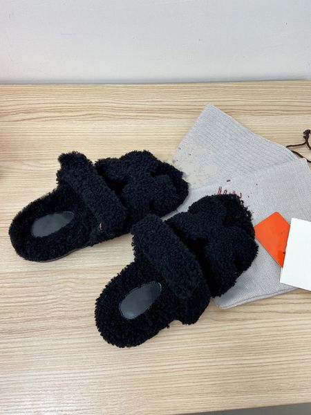 

designer shoe woman sandals slingback platform dad sandal shoes leather calf quilted slides summer grandad luxury 0829, Black