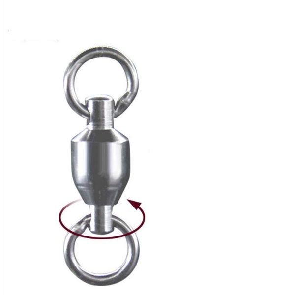 

single melt ring swivel high speed fishing ball bearing metal stainless steel fishings tackle new arrival fast ship zz
