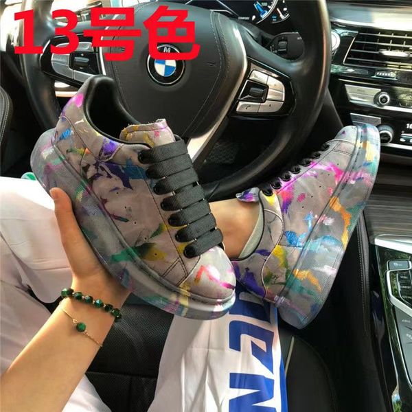 

wholesale slippers elviswords shoes for women oil painting dachshund print lady platform casual beach sandalias breathable slip on oil paint, Black