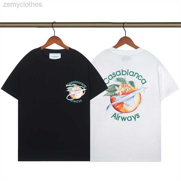 

men's t-shirts good quality casablanca fashion short sleeve t-shirt men 2023ss summer style comfortable t shirt mens clothing, White;black