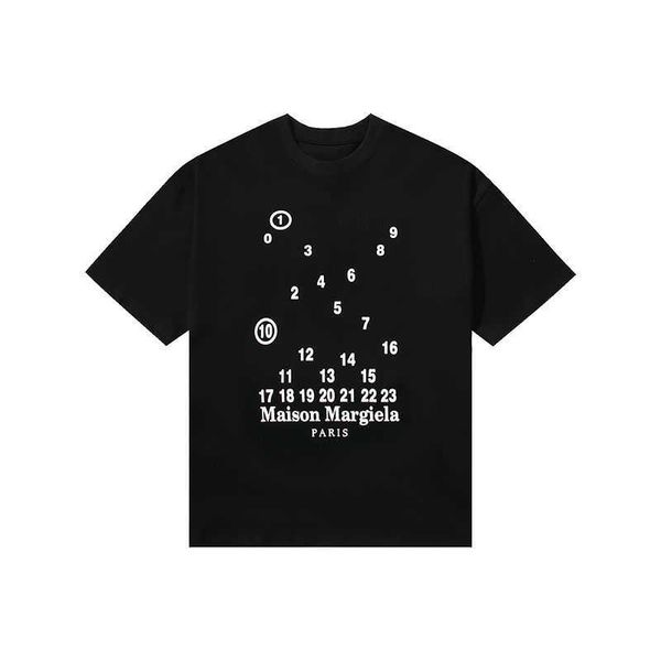 

margielas style designer mm6 correct t new shirt magilla digital printed short sleeve t-shirt for men and women l2zl l2zl, White;black