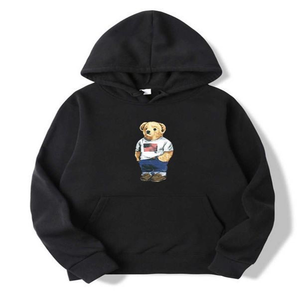 

2022 mens hoodie fashion tech fleece designer hoody woman polo hoodies and sweatshirts autumn winter casual with a hood sport jacket men&#03, Black