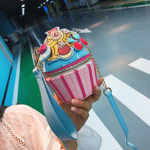 

fashion personalized creative ice cream cartoon ladies chain crossbody bag 0902