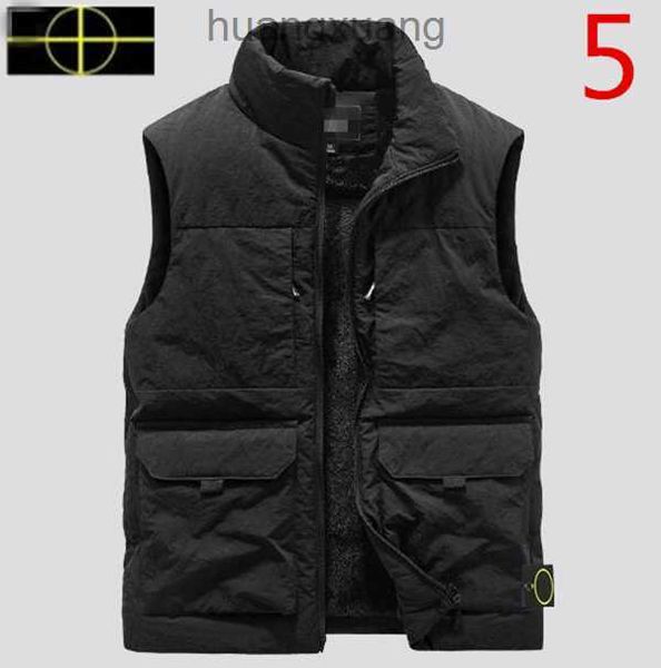 

2023 plus size vest men's jacket men's/women's one-piece suit women's stone jacket island sleeveless outdoor coat clothi, Black;brown