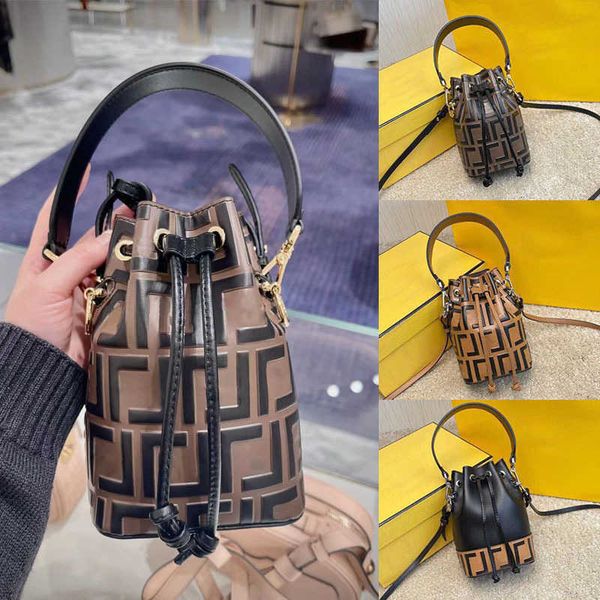 

designer bag outdoor tresor bucket bag embossed shoulder handbag crossbody bag f bag v0ld