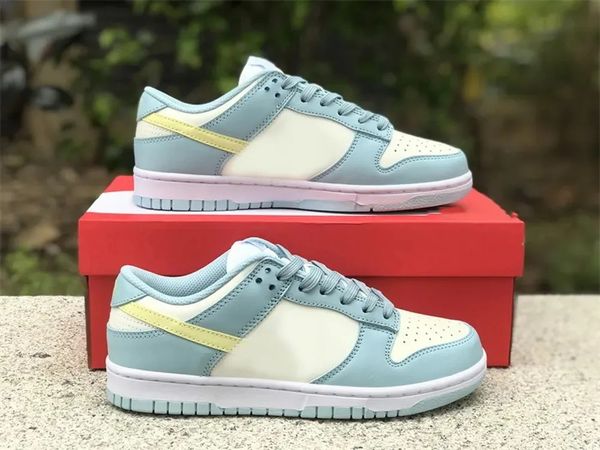

designer basketball shoes sb dnks low ocean green beige yellow casual skates company outdoor trainers sports sneakers fast delivery with ori