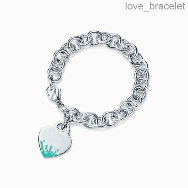 

new women's fashion designer jewelry sterling silver 925 bracelet g220520, Black