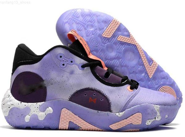 

2022 designer pg 6 paul george mens basketball shoes lnfrared sneakers pg6 weekend fluoro black mint blue infrared bred valentines day train