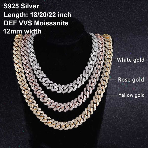 

starsgem cuban chain silver necklace