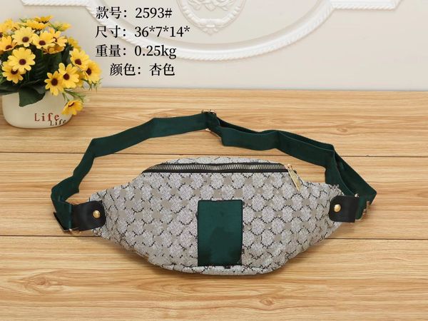 

stlye famous designers bumbag cross body fashion shoulder bags brown waist bag luxury temperament fanny pack bum chest package m43644