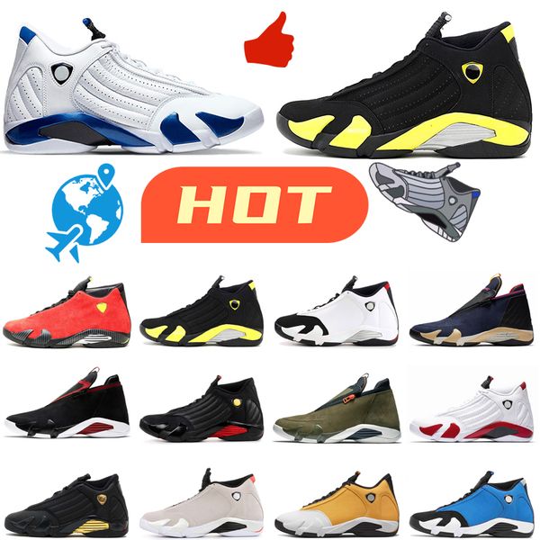 

new jumpman 14 basketball shoes 14s ginger candy cane winterized gym red blue desert sand defining moments hyper royal mens sports sneakers