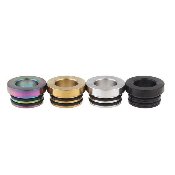 

1pcs 810 to 510 drip tip adapter stainless steel tank accessory straw joint