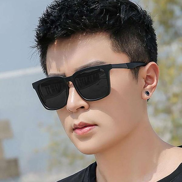 

selling style sunglasses korean mens fashion square street glasses, White;black