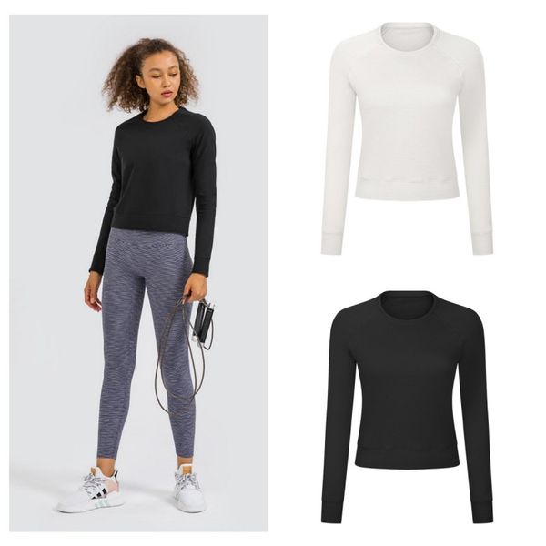 

yoga jogging t-shirt long sleeved women's sports t-shirt elastic fitness tight fitness exercise yoga suit