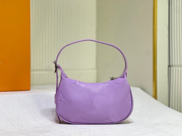 

mini moon designer womens underarm bag monograms embossed leather handbag adjustable shoulder strap handbag multiple colors luxury dinner ba