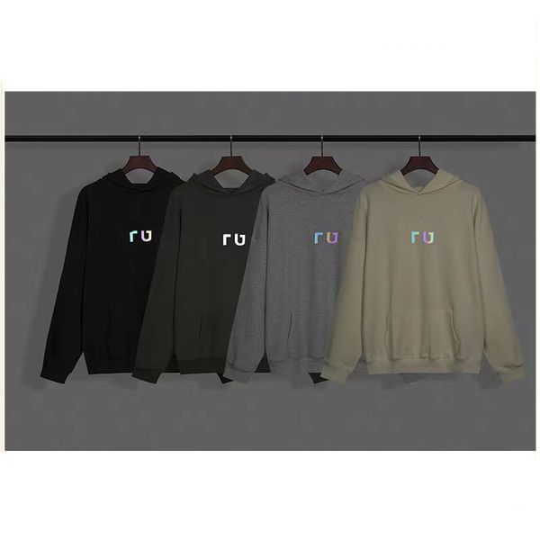 

2023 es hoodie designer mens women hoody winter warm hoodies hip hop loose hoodie streetwear pullover sweatshirts loose hooded jumper cloth, Black
