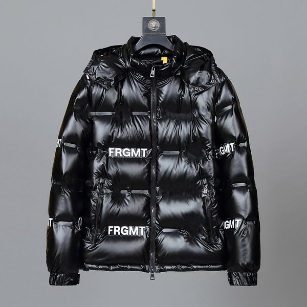 

designer winter puffer jacket mens down jacket men women thickening warm coat leisure men's clothing luxury brand outdoor jackets new d, Black