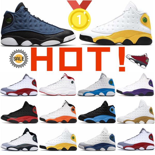 

jumpman 13s men basketball shoes french blue del sol obsidian black cat hyper royal bred starfish cap and gown 13 trainers sports sneakers