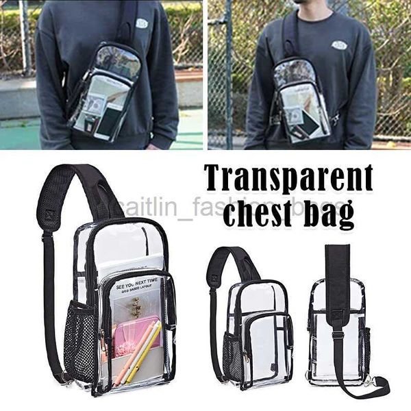 

shoulder bags pvc transparent luggage concert cross luggage transparent shoulder bag waterproof walking concert activity caitlin_fashion_bag