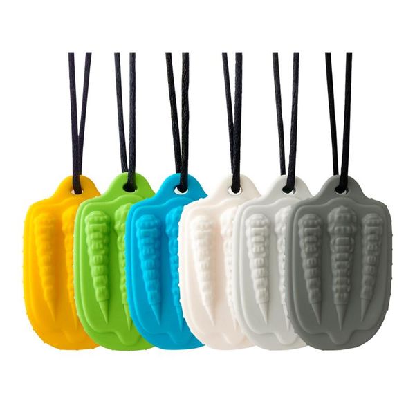 

dragon claw silicone baby teether toys food grade sensory chew necklace for baby teething children bite chewy fidget stim toy