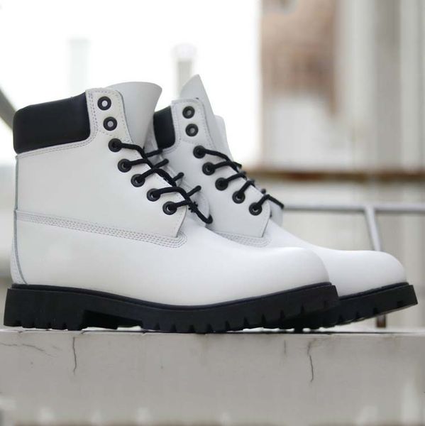 

plaid leather ankle boots christmas boots platform slip round flat platform half boots luxury designer high women's chunky heel rider b, Black