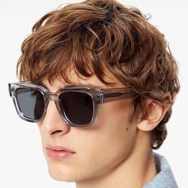 

summer fashion square eyeglasses sunshade glasses unique street shooting universal sunglasses ultraviolet, White;black