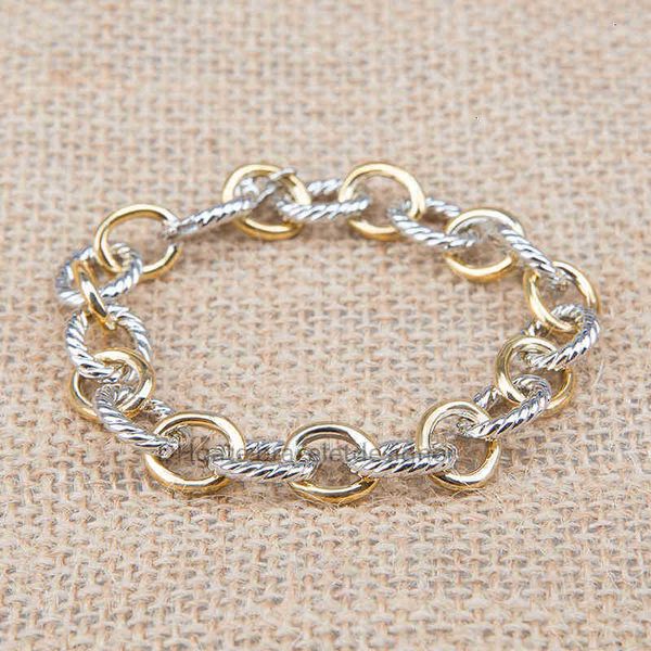 

bracelet mens 18k gold bracelets bangles charm jewelry women bracelet 925 accessories silver braided chain designer fashion 19cm 21cm copper, Black