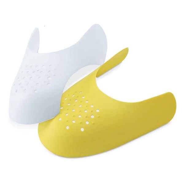 

shoe parts accessories crease protector shoe anti crease bending crack toe cap support shoe stretcher lightweight keeping shield orthopedic, White;pink