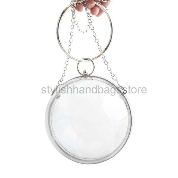

shoulder bags acrylic ball shoulder bag suitable for women's shoulders cross body transparent night with chain pvc clutch handbag women