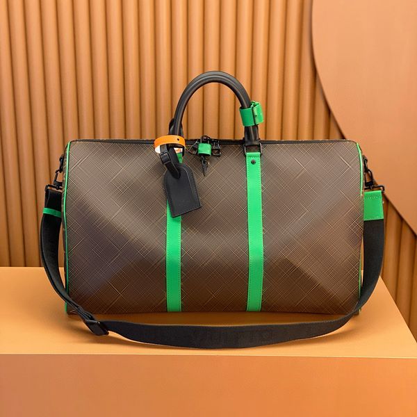 

designers duffle bag classic 50 travel luggage for men real leather totes shoulder bags mens womens handbags 10a large capacity travel bag