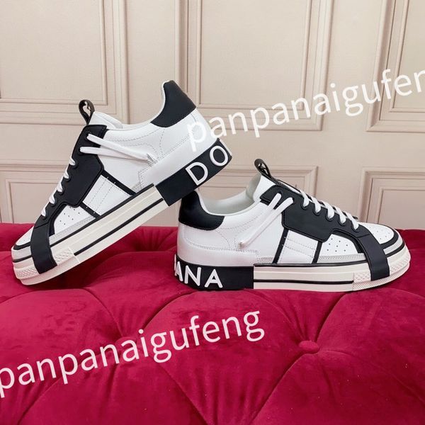 

2023 new r casual white shoes sneakers casual shoes sneakers women's flats platform shoe white black women lace up men size35-45 fd2210