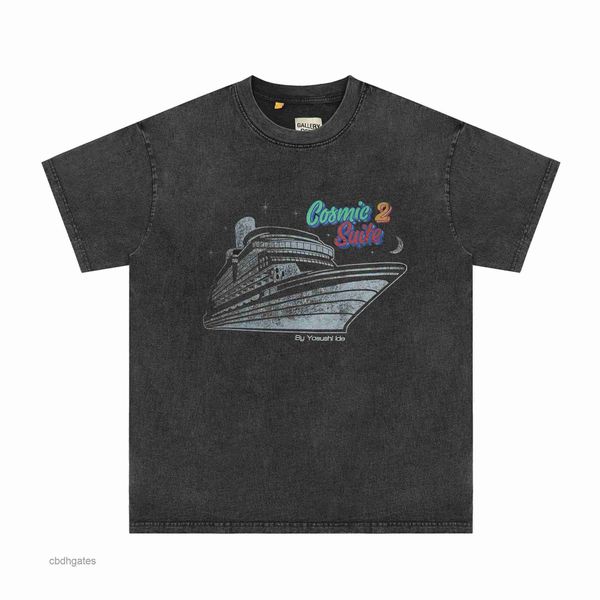 

mens fashion gallerry deptt washed old short sleeve shorts fashion vintage print couples summer casual t-shirt men t shirt 0kdq, White;black