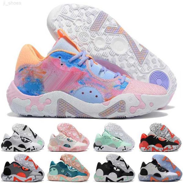 

2022 designer pg 6 paul george mens basketball shoes lnfrared sneakers pg6 weekend fluoro black mint blue infrared bred valentines day train