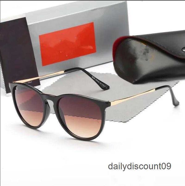 

men classic brand retro women sunglasses luxury designer eyewear metal frame designers sun glasses woman rays with original box a4171-3, White;black
