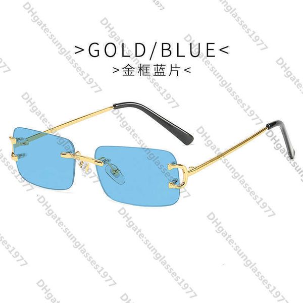 

Fashion Designer Cool sunglasses New Kajia frameless Sunglasses trend small box ocean piece mensa ndw omensop ticaleyNYME