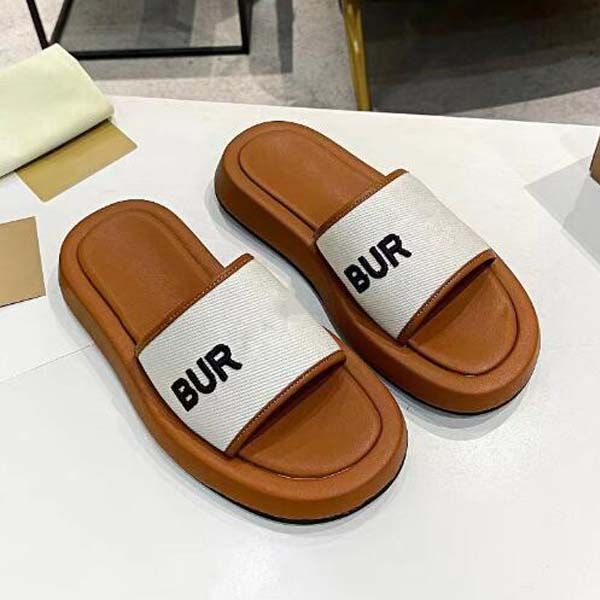 

2023 off slides slippers sandles for women designer mens summer sandals ladies flip flops loafers print leather shoes solid color pantoufles, Black