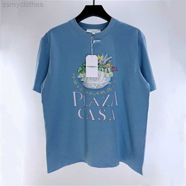 

men's t-shirts good quality casablanca fashion t-shirts men casual couple short sleeve casablanca women loose t shirt vintage tee, White;black