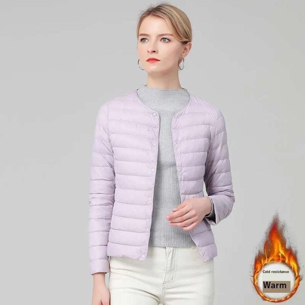 

down jacket women short inner fashionable autumn and winter light thin warm, Black