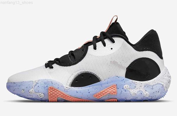 

basketball shoes sports shoe white black bright crimson green playstation white university red pg 6 2022 ps5 with box store size 7-12