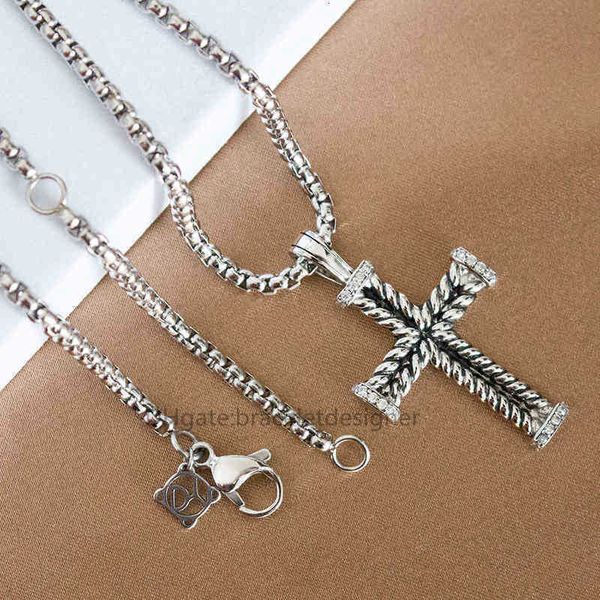 

strands jewelry strings necklaces pendants designer chain necklace women pendant cross hip men classic style diamond dy vintage hop, Black