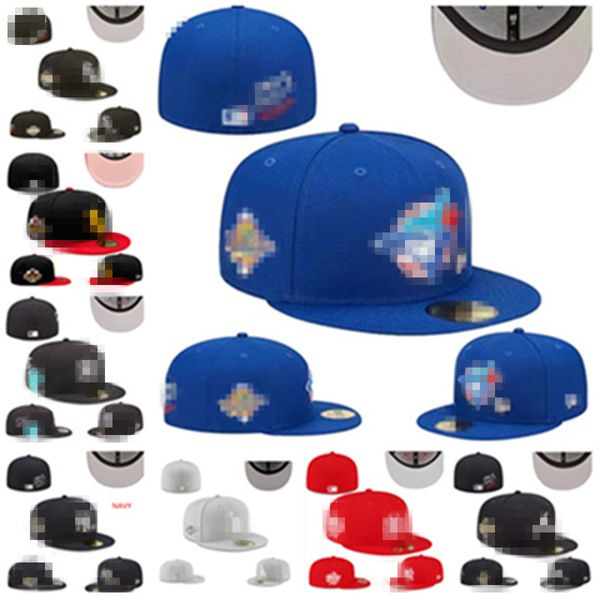 

ready men baseball fitted hats classic hip hop boston sport full fitted bill casquette sports hat beanies flex cap with original tag size 7-, Blue;gray